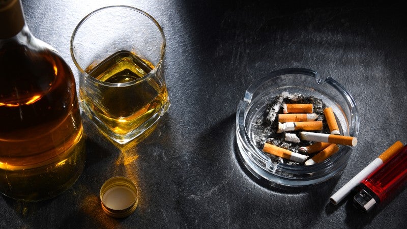 Alkohol och cigaretter